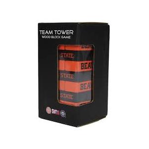 Black and Orange Tumble Tower Mini Game