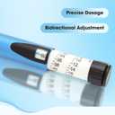 60 Unit Reusable Research Pen Injector with Protect Case and 2Pcs 3ml Cartridges (Blue)