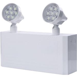 GZRUIYANG Emergency Lights with Remote Capabilities, Battery Pack, 6V DC Output, Commercial Battery Unit Emergency Lights with 2 by 5 watts Head, Up to 700 Lumens