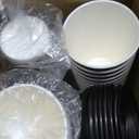 16 oz Coffee Cups with Lids 50 Pack, Disposable Coffee Cups with Lids, Insulated To Go Paper Coffee Cup for Hot Cold Drinks (Brown)