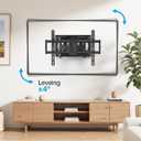 USX STAR Full Motion TV Wall Mount for 37-85 Inch TVs Mounts Up to 132lbs, Fit 16" Wood Stud, Max VESA 600x400mm, Swivel and Tilt Articulating Wall Mount TV Bracket,Fit Most 55+ 65 70 75 inch TVs