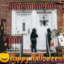 2 x 4 Pack 39Ft Halloween Parade Floats Foil Fringe, Each 10 ft x 15'' Orange Purple Black Pumpkin Tinsel Streamers Garland Banner Table Skirts for Halloween Trailer Car Homecoming Party (4 Pack)