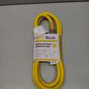 YOJOE Indoor Outdoor Extension Cord with Lighted End, 3 Prong 15A Weatherproof Power Cord, 12 Gauge Heavy Duty 6 ft Yellow Extension Cord for Garage, Garden and Home, 12/3 SJTW UL Certified