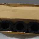 Windyun Gutter Guards Roll Black Plastic Guards Mesh Downspout Pipe Gutter Cover Filter Gutter Protection Netting with Clip Fixed Hooks Preventing from Twigs Debris Leaves Clogged (6 Set,5'' X 20')