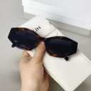 Retro Sunglasses for Women Trendy Rectangle Desinger Sun Glasses Womens 90s Narrow Shades 