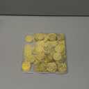 REGUICORP Plastic Gold Coins 110PCS, Fake Coins for Pirate Play, Toy Tokens Fake Gold Coins Bulks for Board Games, Treasure Hunt, Classroom Reward, Adventure Theme Party Supplies