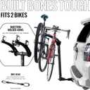 Saris Bones 2-Bike Hitch Rack Bicycle Carrier, with Easy Fold Design and Tilting Base