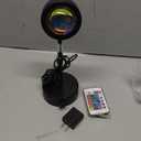 Multicolor RGB Sunset Lamp with Remote, 16 LED Colors, Power Adapter