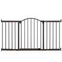 Ingenuity Decorative Extra Wide Baby Gate & Dog Gate, 44"-72" Wide, 36" Tall, Hardware Mounted, Install in Hallways, Bottom of Stairs, or Large Openings - Bronze
