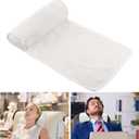 Weysat Neck Head Pillow for Recliner Chair Non Slip Fleece Adjustable Neck Roll Support Headrest Pillow for Travel Home Office Recliner Couch Sofa Armchair(Beige)