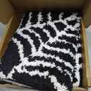 Estmy Black Gothic Bath Mat Spider Web Spooky Bathroom Mats Non Slip Washable, 16x24 Funky Cute Fun Vintage Bath Halloween Shower Rugs Bathroom Decor Ultra Soft Great Absorbency (Black and White)