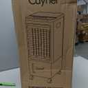 CAYNEL Portable Air Conditioners,Evaporative Air Cooler w/7H Timer for Auto-Off,4 Modes & 3 Speeds,1.85-Gal Tank Windowless Air Conditioner,Swamp Cooler Air Conditioner for Room Bedroom Outdoor Indoor, 22.3 X 9.2 X 10.2 Inches