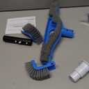 (2026 Upgraded) 20" 2 in 1 Pool Brush Vacuum Head with Swivel Hose Connection & Sturdy Nylon Bristles for Heavy Duty Inground & Above- Ground Pool Cleaning - Connecting 1-1/4" or 1-1/2" Hose (No Pole)