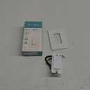 Kasa Apple HomeKit Smart Light Switch KS200, Single Pole, Neutral Wire Required, 2.4GHz Wi-Fi Light Switch Works with Siri, Alexa and Google Home, UL Certified, No Hub Required, White (1-pack)