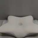 Cervical Neck Pillow for Pain Relief - Ergonomic Side Sleeper Pillow for Sleeping, Contour Orthopedic Pillow for Neck Support, Cooling Memory Foam Pillows for Back & Stomach Sleepers with Pillowcase