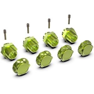 Amoril Aluminum H17 Hex & H17 Lock Nut for RZ001,R11151*1+R11159*1, 3 Pcs
