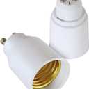 (10pcs) Yi Lighting GU10 to E26/E27 Adapter - GU10 Bayonet Base to E26/E27 Edison Screw Bulb Socket Adapter Converter