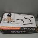 Pull Up Bar for Doorway, Upgrade Chin up Bar for Doorway Without Screws, Portable Strength Training Door Frame Pull-up Bars, Door Workout Bar with Foam Grips for Home (Silver)