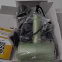 slopehill Professional Ionic Hair Dryer, Powerful 1800W Fast Drying Low Noise Blow Dryer with 2 Concentrator Nozzle 1 Diffuser Attachments for Home Salon Travel (Lime Cream)