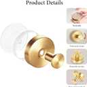 8 Pcs Suction Cup Hooks for Front Door, Suction Cup Wreath Hanger No Drill Hook Towels Robes Garland Welcome Sign Holder for Glass Window Shower Bathroom Decorations
