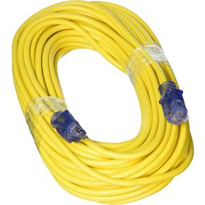 Prime ECPL511735 14/3 SJTW Lighted Locking Plug, 100-Feet