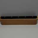 Kazai. Wall-Mounted Coat Rack 'Toke' - Modern Design Coat Rack with Hidden Wall Hooks - Solid Wood Veneer Panel Coat Hanger - Oak