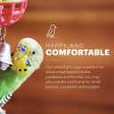 Prevue Pet Products Flight Cage Metal Steel Bird Crate, Multi-Bird Home Stackable Cage for Birds, Home Crate for Extra-Small Pet Parakeets, Finches, and More, White