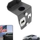 3-in-1 Multi-Functional FlagPole Holder for Tesla Cybertruck 2023-2025,with Hook and Bottle Opener,cybertruck moll Flag Mount,l Track AccessoriesL Track Flag Holder(Tube ID 1.18")