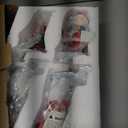 Stocking Holders for Mantle, 3D Stocking Holders, Christmas Stockings Holder Set of 4, Fireplace Stocking Hanger Hooks for Christmas Mantel Decoration