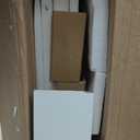 ChooChoo 39" Narrow Entryway Table with Storage Shelf, White, 11.8"D x 39.3"W x 31.4"H