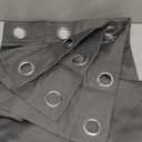 NICETOWN Noise Reducing Blackout Curtains 84" Long for Bedroom, Grey, 42" Wide, 2 Panels, Thermal Insulated Room Darkening Drapes for Home Family Decorations