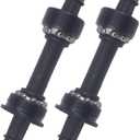 Bike Bottom Brackets Set Steel Bicycle Shaft Axie Bottom Brackets Fixed Steel Crank Square Hole Bottom Bracket 3S/3T/3P/5S Cycling Bearing Cages for MTB Bikes