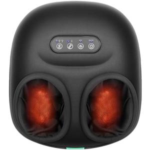 Medcursor Foot Massager Machine with Heat, Rolling, Deep Kneading, Shiatsu Foot Massager for Delivers Pain Relief, Tired, Plantar Fasciitis, Gift for Women Mom Men Fits Up to 13"