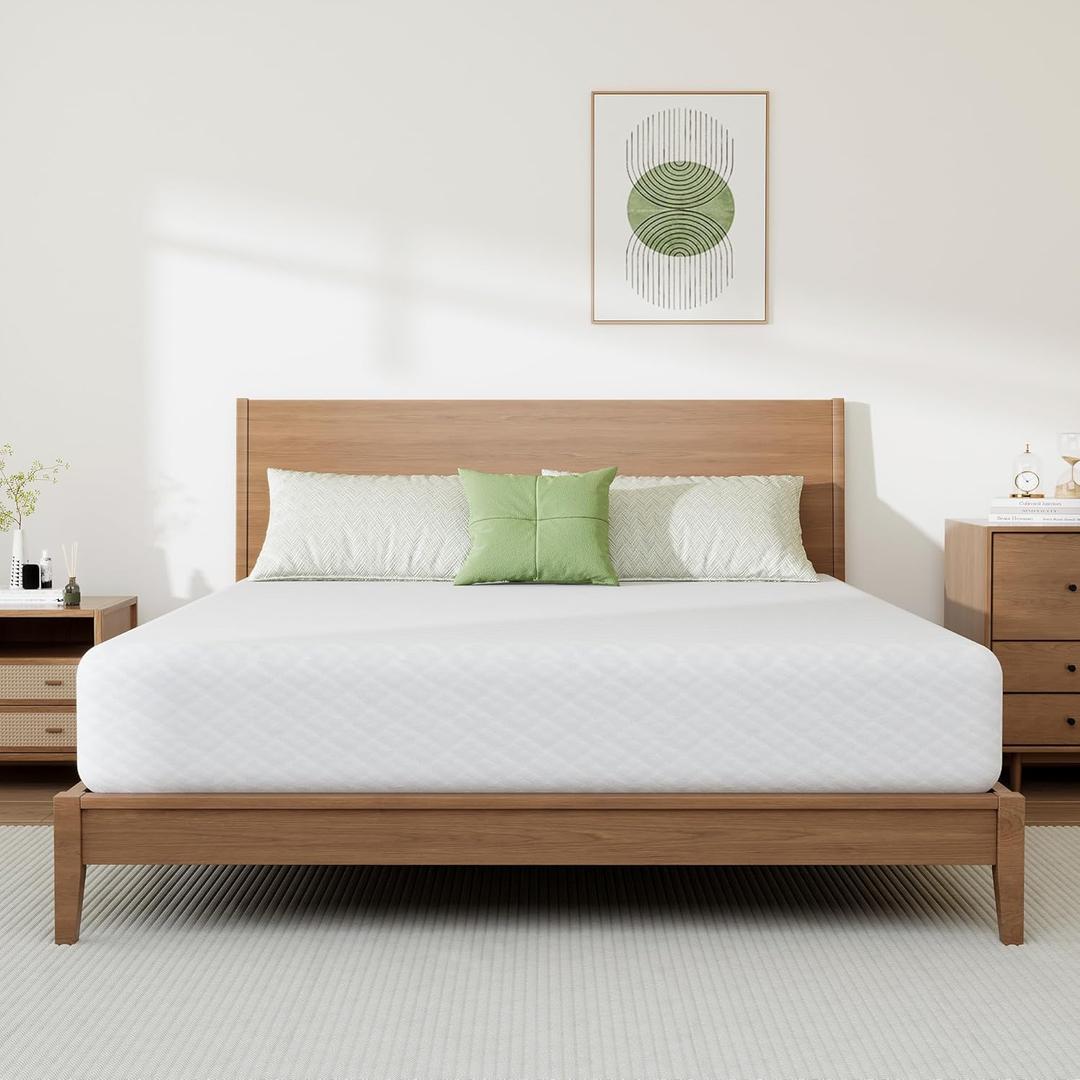 CloudDrift Full Size Mattress, 6 Inch Memory Foam Mattress in a Box, Fiberglass Free, Relieve Pressure with Medium Firm Support, Motion Isolation, CertiPUR-US Certified Colchn in a Box