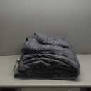 Comforter Set with 2 pillowcases Full/Queen 88x92 in ( Grey )