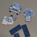 Capoda 6 Pieces Hello Winter Table Decorations Winter Wooden Table Centerpieces Signs Snowflake Snowman Gnome Wonderland Tabletop Decor for Holiday Rustic Farmhouse Centerpieces Theme Party Supplies