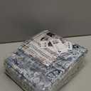 Ileading Boho Kitchen Rugs Sets 3 Piece with Runner Floral Kitchen Floor Mat Carpet Farmhouse Kitchen Rugs and Mats Non Skid Washable Runner Rug for Kitchen Floor Office Sink Laundry, Blue (20"x32"+20"x48"+20"x59")