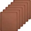 6 Pack Silicone Dehydrator Trays Compatible with Cosori CP267-FD, Nonstick Silicone Drye Sheets with Edge, Multi-purpose Reusable for Jerky, Fruit, Meat, Herbs, Vegetables, Crackers