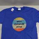 Best Cuddler Ever T-Shirt, Navy Blue, M