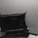 Lekebobor Cat Carrier with Wheels Large Cog and Dog 40LBS, Rolling Pet Carriage with Big All-Terrain Wheels (Black)