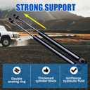 Rear Hatch Struts Tailgate Lift Supports Trunk Liftgate Struts Gas Spring for Ford Escape 2013-2017 Without Power Liftgate