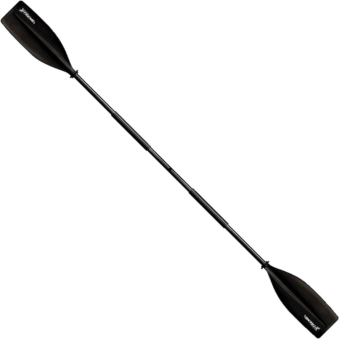 SeaSense Xtreme 1 Kayak Paddle, Black - Molded Plastic Blades, 2-Piece Aluminum Construction - Great for Recreational, Sport, Sea, Whitewater & Fishing Kayaking (96")