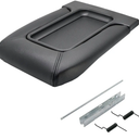 NHILES Center Console Lid Replacement Kit for 1999 2000 2001 2002 2003 2004 2005 2006 2007 Silverado/Avalanche/Suburban/Sierra/Yukon Replaces Number 19127364, 19127365, 19127366 (Black)