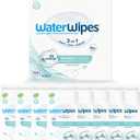 WaterWipes Sensitive+ On The Go Wipes, 3-In-1 Cleans, Cares, Protects, 99.9% Water, Unscented & Hypoallergenic Wet Wipes, 224 Count (8 Packs)