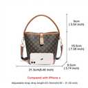 FOXLOVER Small Bucket Bag For Women Fashion Simplicity Crossbody Handbag Designer Shoulder Purse