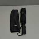 LANBRELLA Compact Reverse Folding Umbrella Auto Windproof Travel Umbrella (46 INCH, Black)