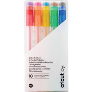 Cricut Joy Glitter Gel Pens 0.8 mm, Rainbow (10 ct)