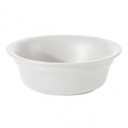 Ceramic Dog Bowl for Large Dogs, Basic 3.7 Cup Food or 30 oz Water Bowl for Replacement, Wide Opening Rounded Edge(Single Bowl, White)