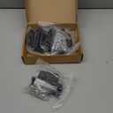 Anbte 16PCS Solar Panel Mounting Z Brackets, Aluminum Solar Panel Mounting Bracket 304 Stainless Steel Screws, Stable, Rust - Resistant, Easy Install for Roof, RV, Boat, Yacht, Black