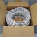 MONK CABLES | CAT6 Plenum Cable 1000ft | UTP, 23AWG, 550MHz | DSX-8000 Certified | Most Certified Cable of The Whole Market (White)